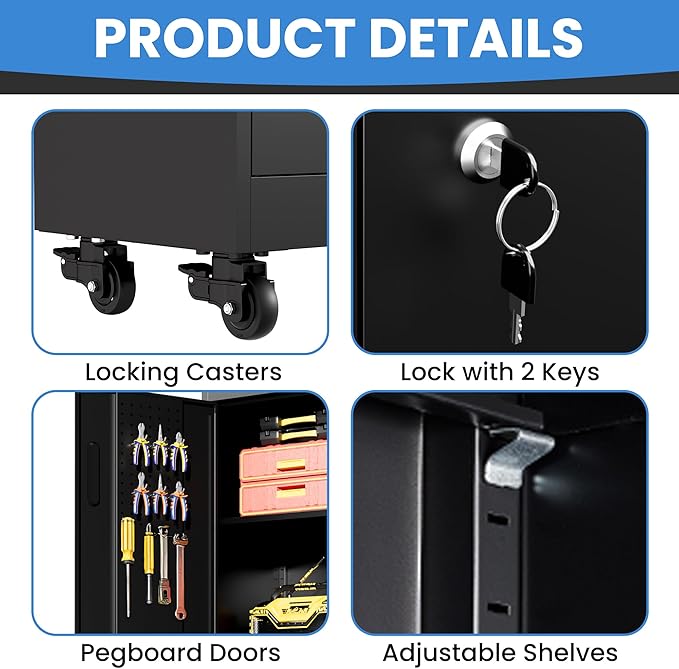 Metal Garage Storage Cabinet