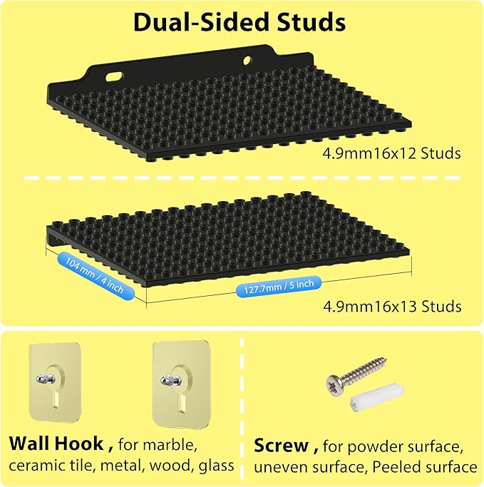 LRANFOW 12 Pack Wall Display Shelf