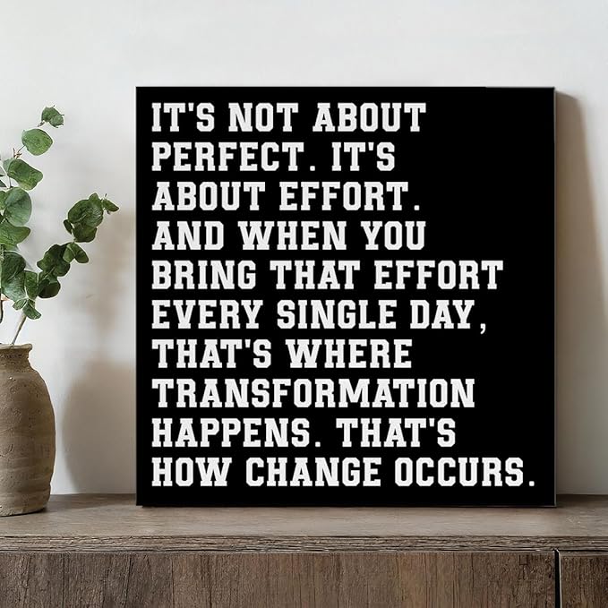 Motivational Wall Decor, Inspirational Quote Wall Art