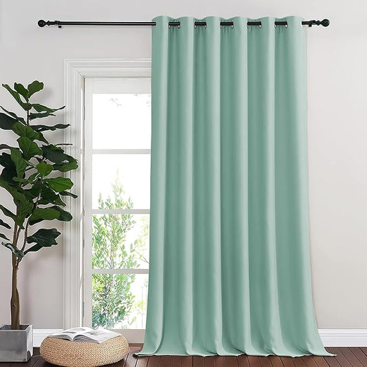 NICETOWN Aqua Blue Blackout Curtains