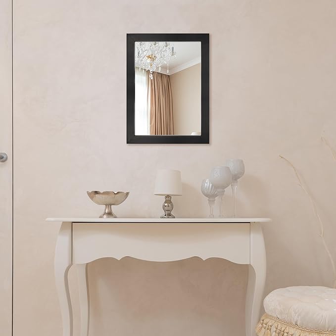 BOMINICA Rectangular Wall Mirror Framed Decorative Mirror 12” x 16”