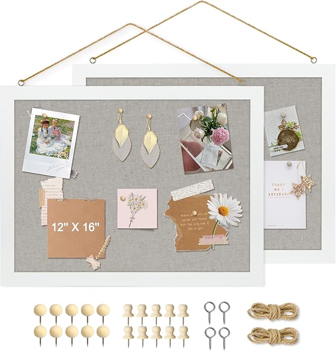 2-Pack Double-Sided Cork Board