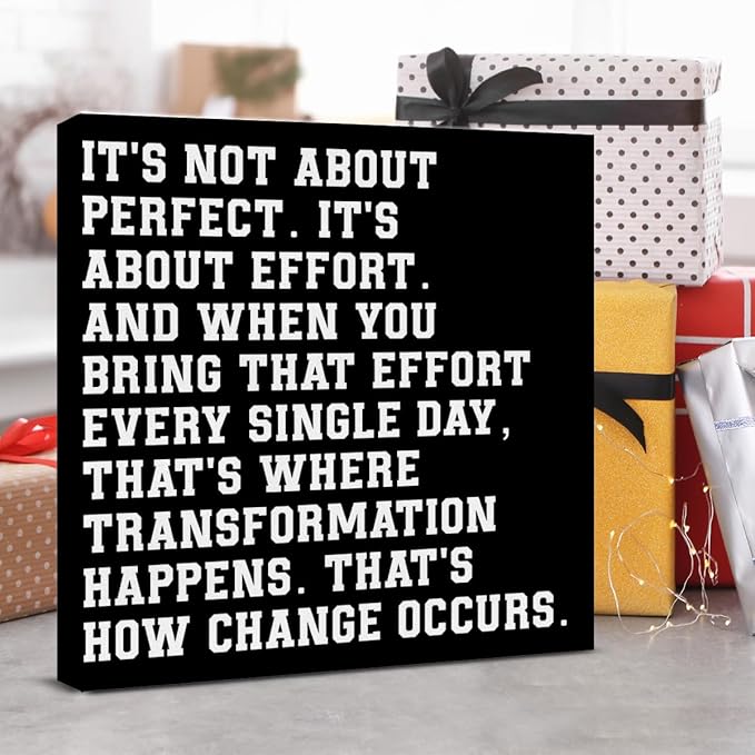 Motivational Wall Decor, Inspirational Quote Wall Art