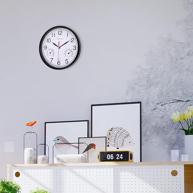 Wall Clock, Sweep Silent Movement Accurate Clocks