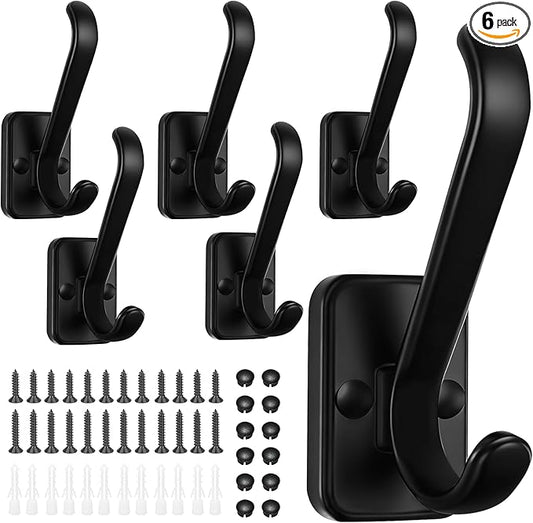 Coat Hooks Wall Mount Heavy Duty