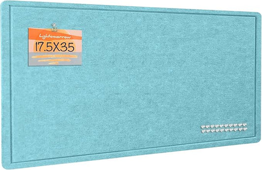 Lightomorrow Bulletin Board, 35 x 17 1/2 inches Felt Board