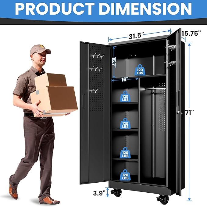 Metal Garage Storage Cabinet