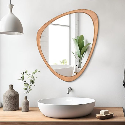 WallBeyond Asymmetrical Mirror, Irregular Wall Mirror