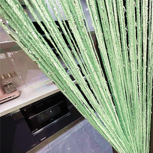 ave split Decorative Door String Curtain Wall Panel Fringe Window Room Divider
