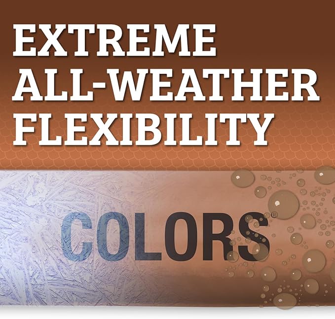 Flexzilla Colors Garden Hose 5/8 in. x 75 ft., Lightweight All-Weather Water Hose, Durable and Flexible, Leak-Free Connections, Red Clay