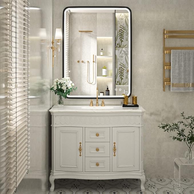 36x28 Inch LED Bathroom Mirror