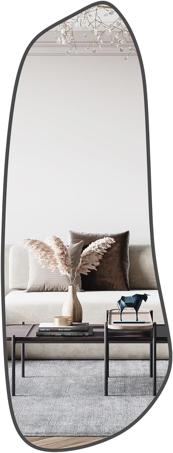 WallBeyond Irregular Wall Mirror, Asymmetrical Mirror Wall Mounted