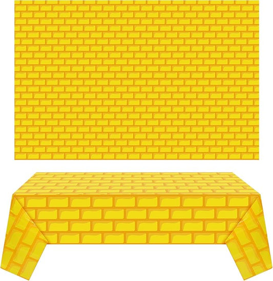 Chuangdi 2pcs 4.5 x 9 Feet Brick Wallpaper Peel and Stick Backdrop Tablecloth