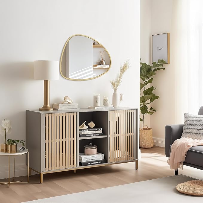 WallBeyond Asymmetrical Mirror, Irregular Wall Mirror, Wall Mirrors Decorative
