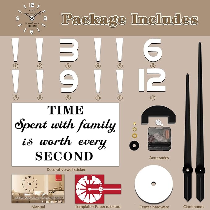 VANGOLD Design Wall Clock for Restaurant&Bar Decor