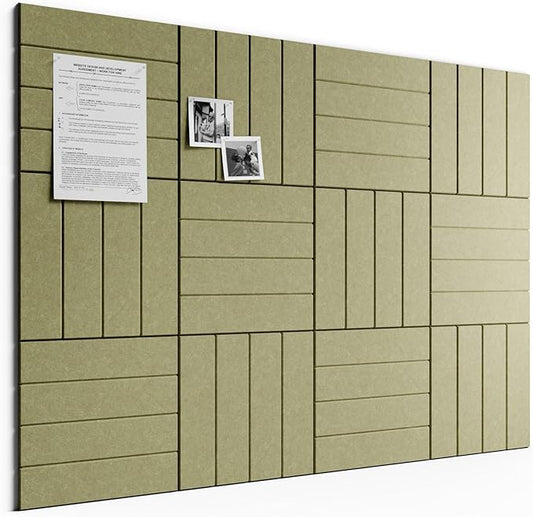 Bumusty Large Cork Board Alternative-48 x 36" Felt Bulletin Board Tiles