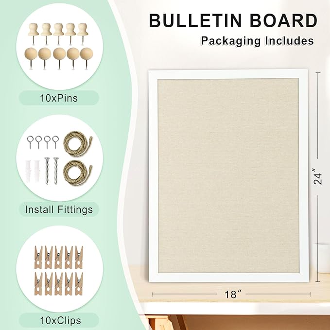 DOLLAR BOSS Cork Board Bulletin Board
