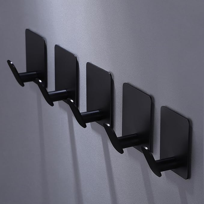 DELITON 8 Pack Adhesive Towel Hooks