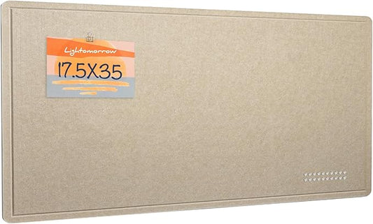 Lightomorrow Bulletin Board, 35 x 17 1/2 inches Felt Board