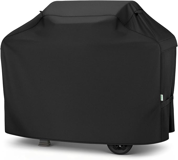 Grill Cover 60 Inch, Arborlily BBQ Grill Cover for Outdoor Grill, Heavy Duty Waterproof Gas Barbecue Grill Cover for Weber, Char-Broil, Nexgrill, Black