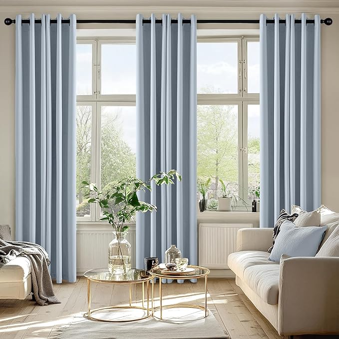 MIULEE Blackout Curtains for Bedroom Living Room 2 Panels, Thermal Insulated