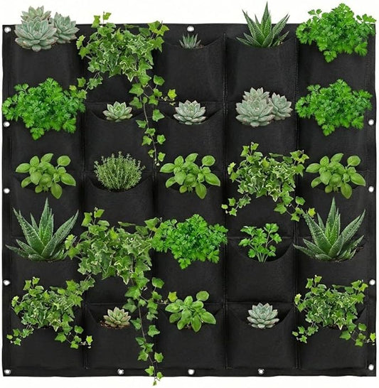 WFIST Vertical Hanging Planter Bag, Breathable Felt Wall Garden Planter