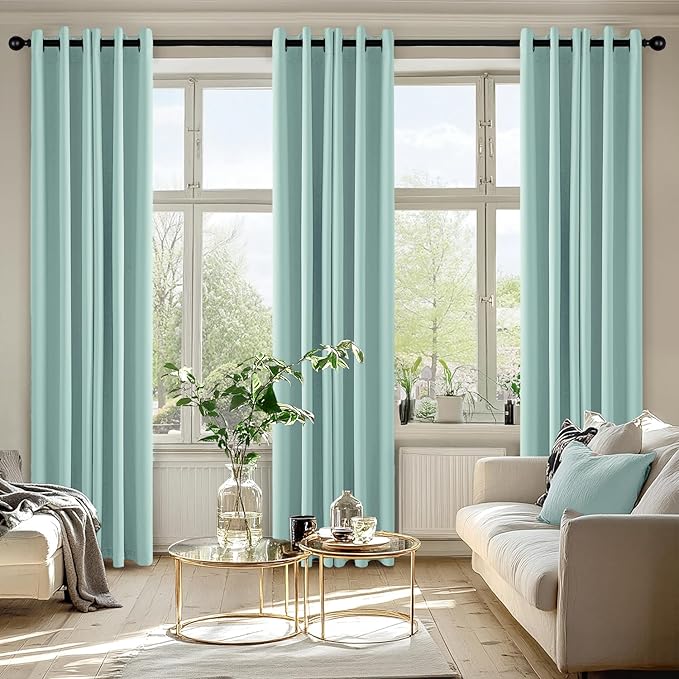 MIULEE Blackout Curtains for Bedroom Living Room 2 Panels, Thermal Insulated