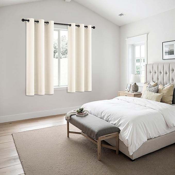 MIULEE Blackout Curtains for Bedroom Living Room 2 Panels, Thermal Insulated
