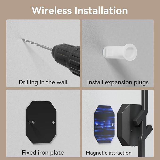 Battery Operated Wall Sconce Set of Two, USB Rechargeable Wall Sconce
