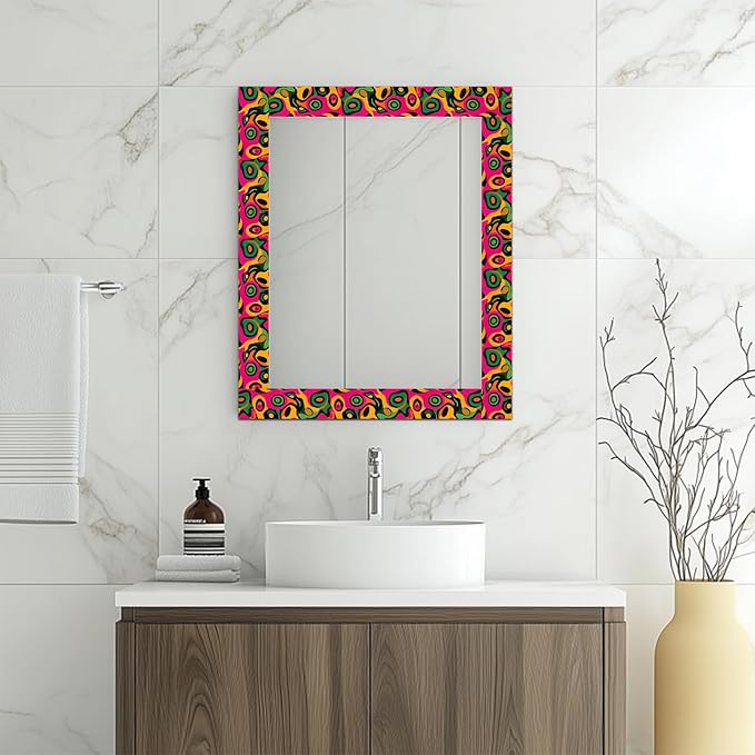 HOMETITUTE Wallpaper Border Peel and Stick Wall Border Colorful Pop Art