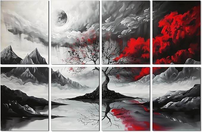 FurnoFlexArt Acoustic Panels Tiles Decorative Room Sound Proof Foam Absorbing