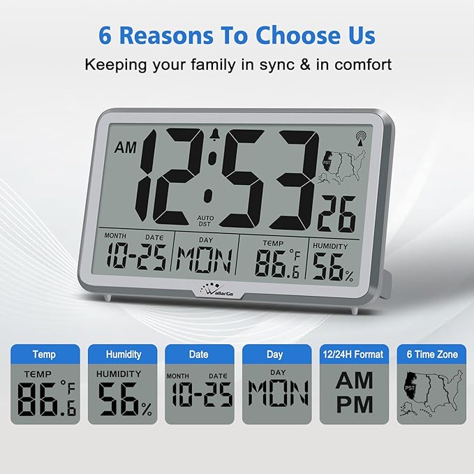 WallarGe Atomic Wall Clock