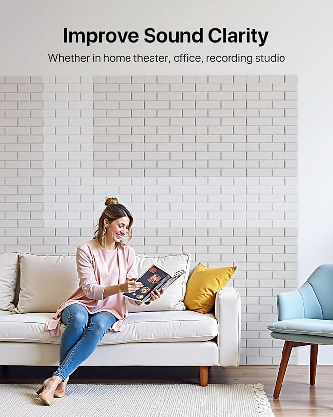 Soundsbay Acoustic Panels, 18 Pack Sound Proof Foam Panels