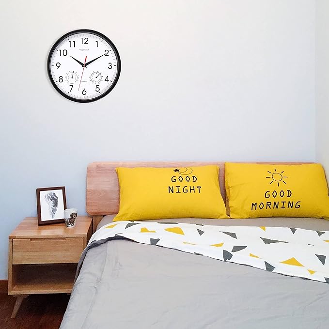 Wall Clock, Sweep Silent Movement Accurate Clocks