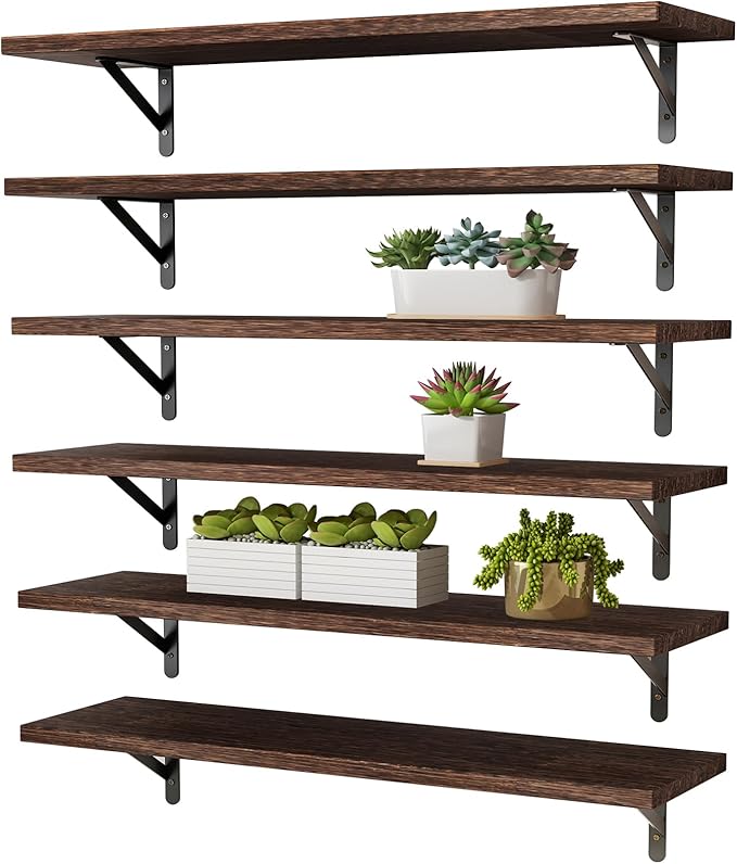 YGEOMER 23.6 Inch Floating Shelves
