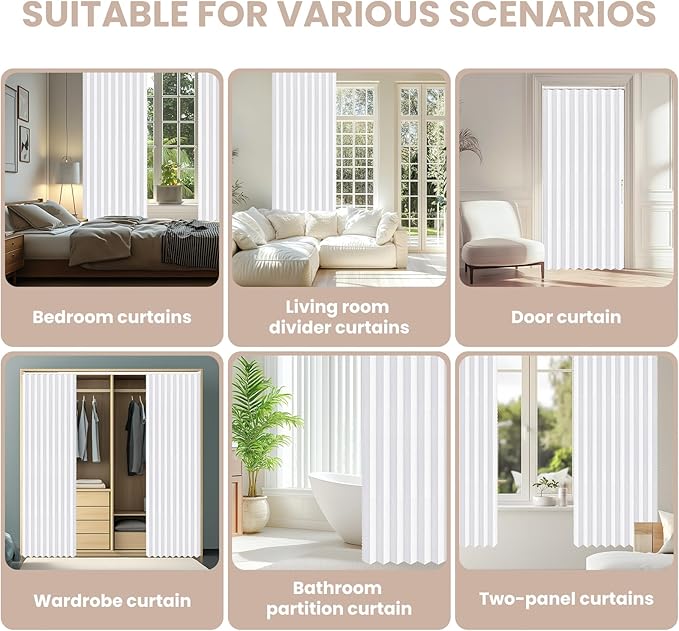 AJAZZ Blackout Magnetic Door Curtain
