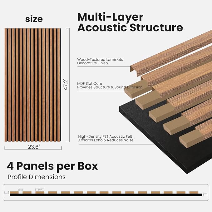 Wood Slat Wall Panels