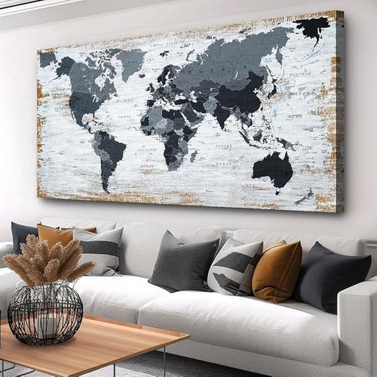 Canvas Wall Art Black Wall Decor Office Pictures