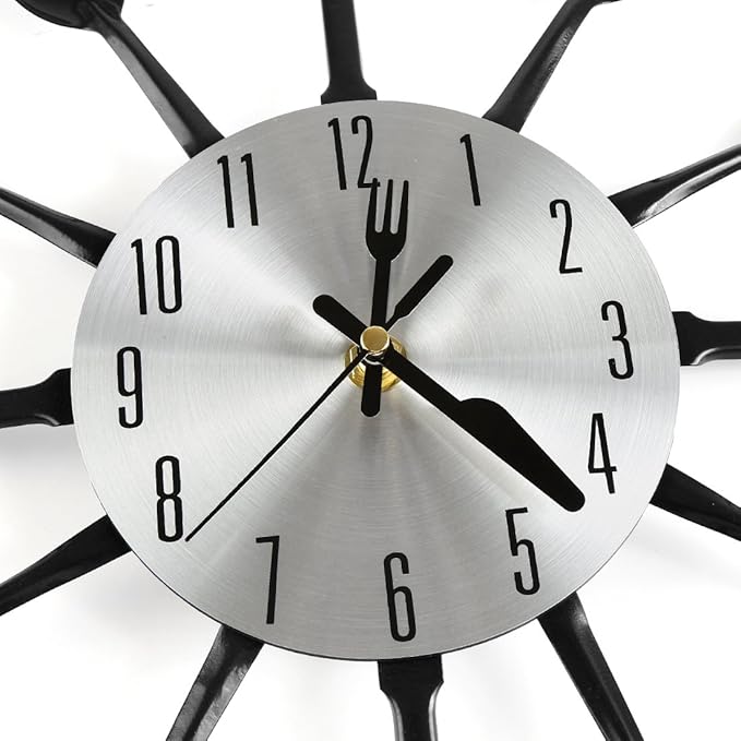 16 Inch Cutlery Kitchen Wall Clocks