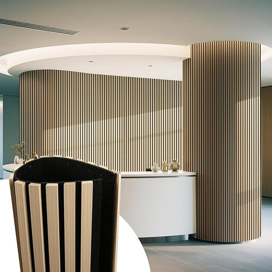 Art3d 1-Pack Acoustic Wood Slat Wall Panel