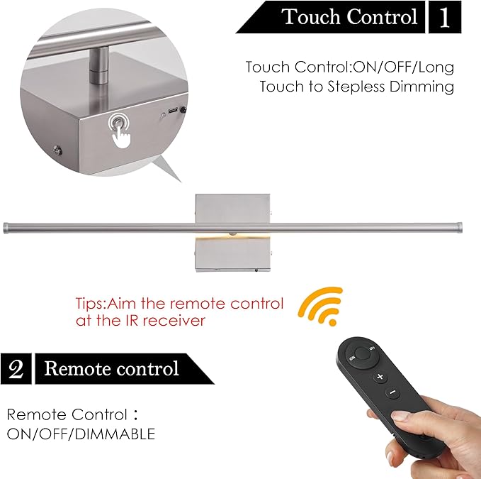 KARTOOSH Battery Operated Wall Sconces