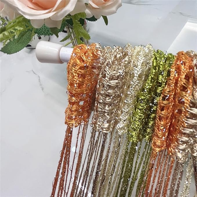 ave split Decorative Door String Curtain Wall Panel Fringe Window Room Divider