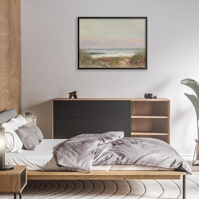 Nature Ocean Scenery Wall Art Beach Landscape Posters Vintage Coastal Aesthetic
