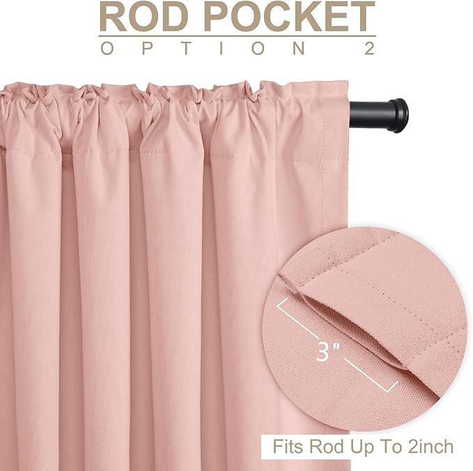 100% Blackout Shield Linen Blackout Curtains