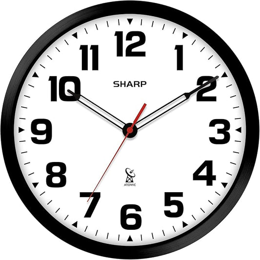 Sharp Atomic Analog Wall Clock