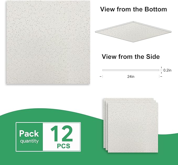 2ft x 2ft Printed Pro Ceiling Tiles