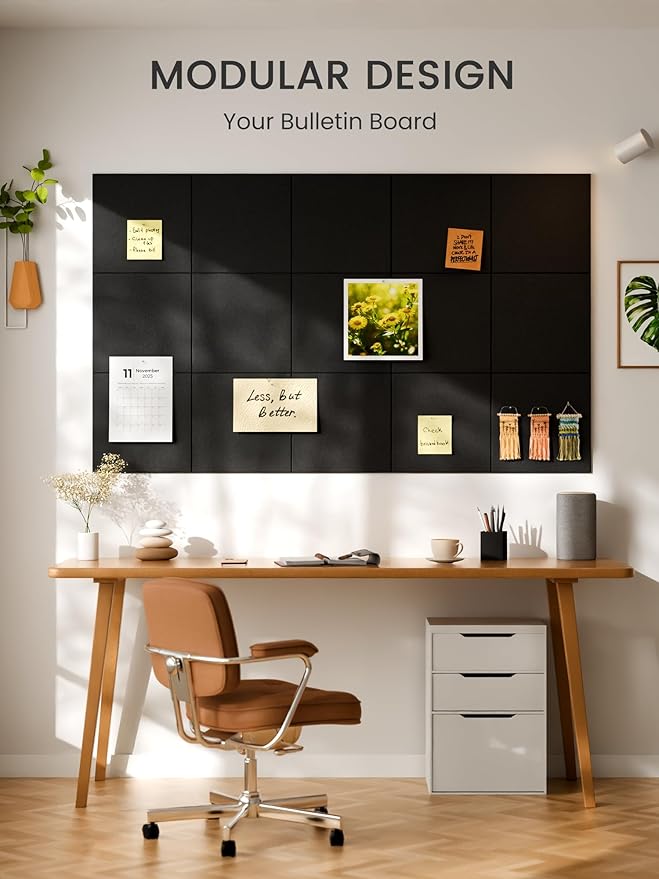 Bumusty Large Cork Board 48" x 36" Alternative