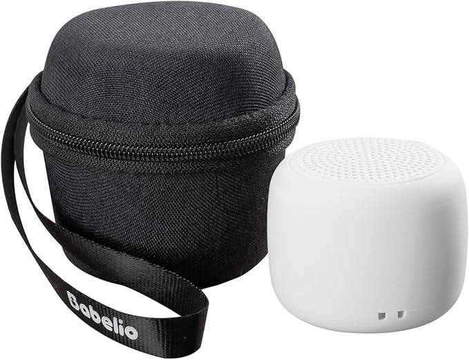 Babelio Portable Travel Case for Babelio Pocket Mini White Noise Machine, Double Stitch Zipper - Perfect for Traveling (CASE ONLY - Textile Black)