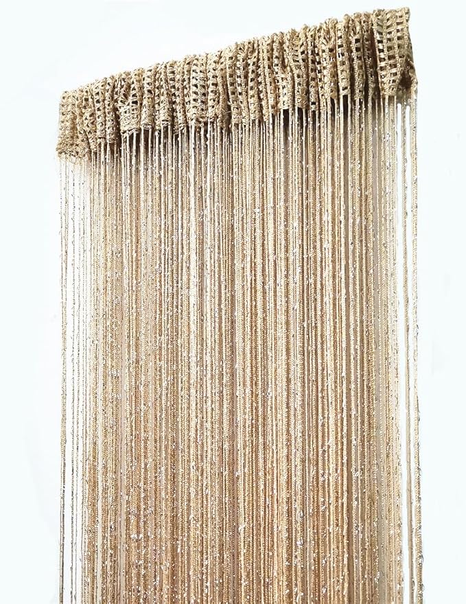 ave split Decorative Door String Curtain Wall Panel Fringe Window Room Divider