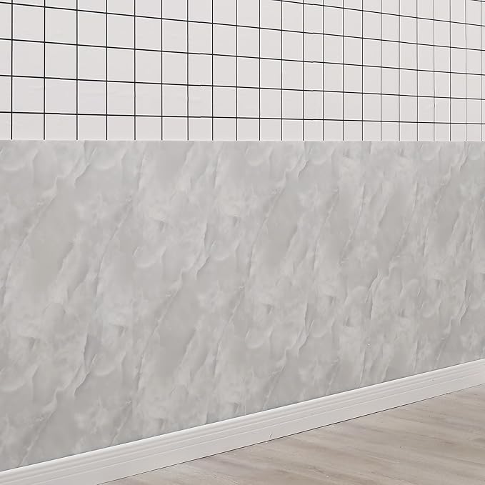 Haimin Wall Panels Peel and Stick 10 Pieces 23.6x11.8in Lightweight Backsplash